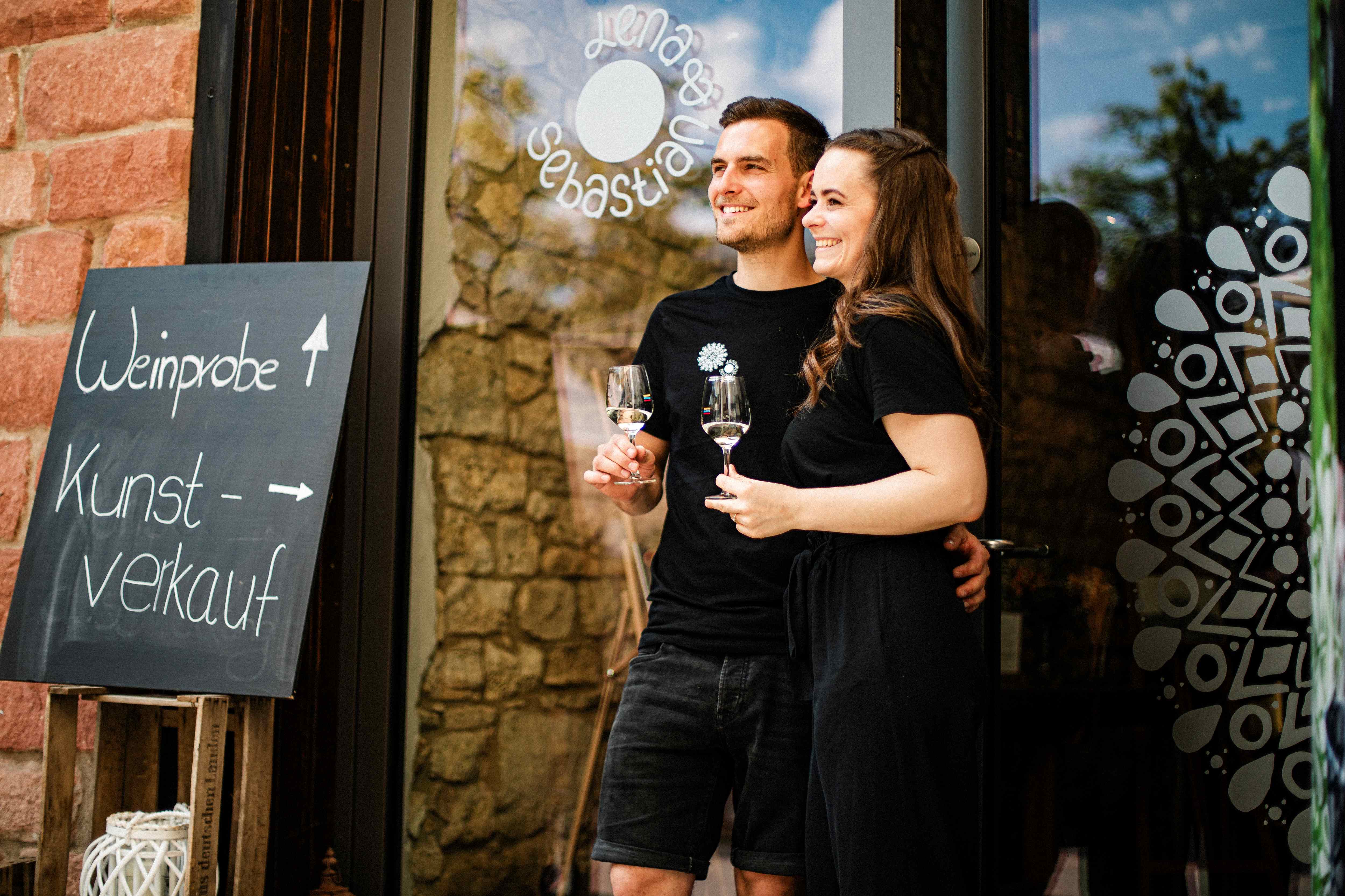 Lena und Sebastian by Weingut Baum