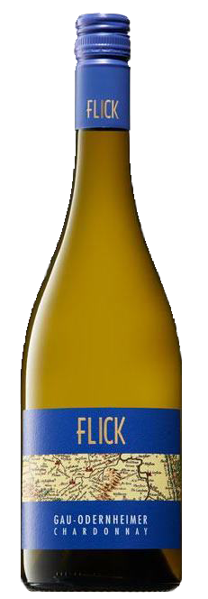 Weingut Flick Weinflasche Gau-Odernheimer Chardonnay